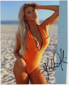 Vintage Photograph 10" x 8" KANDACE HARBIN Signed