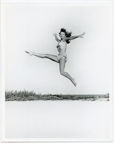 Original Vintage PIN UP Photo Estate BUNNY YEAGER 10" x 8" PAT SIMONS