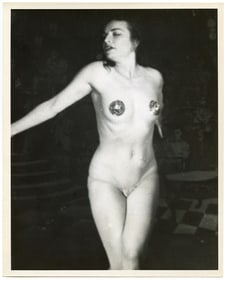 Vintage Photograph 10" x 8" PIN UP DANCER