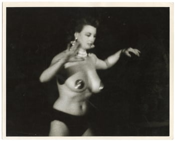 Vintage Photograph 10" x 8" PIN UP DANCER