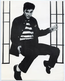 Vintage Photograph 10" x 8" ELVIS PRESLEY
