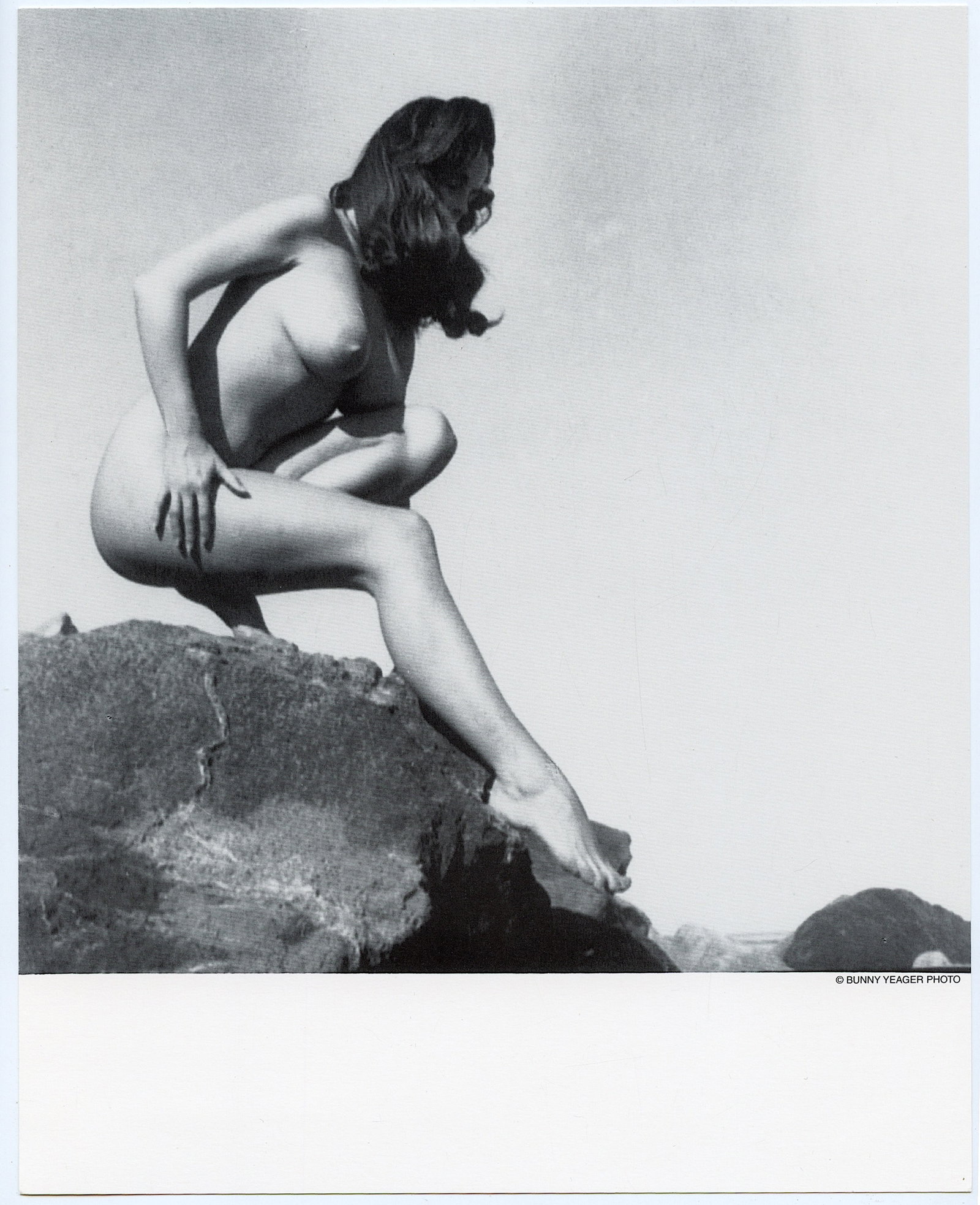 BUNNY YEAGER Vintage Pin Up Litho DIANE WEBBER: This lot is coming from Bunny Yeager's estate/archives. Linnea Eleanor "Bunny" Yeager (March 13, 1929 - May 24, 2014) was an American photographer and pin-up model. She met Bettie Page in 1954, and to