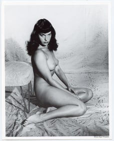 BUNNY YEAGER Vintage Pin Up Litho BETTIE PAGE