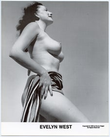 BUNNY YEAGER Vintage Pin Up Litho EVELYN WEST