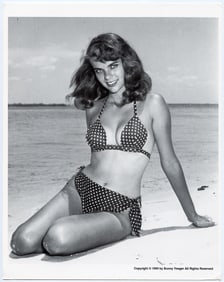 BUNNY YEAGER Vintage Pin Up Litho CAROL JEAN LAURITZEN