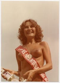 Pin Up Kodak Print Photo Naturalism Nude 3.5" x 5" Ca 1970s - 1990s