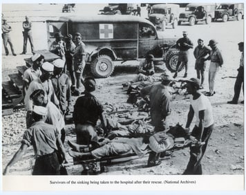 Vintage Print WWII Veterans Committee "U.S. Survivors"