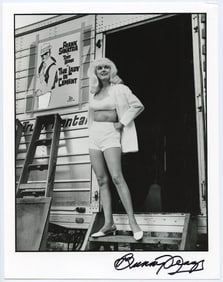 BUNNY YEAGER Vintage Pin Up SIGNED Photo Model BUNNY YEAGER