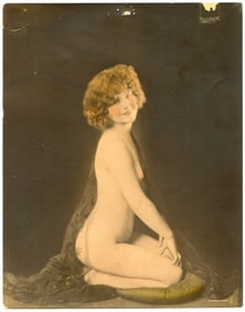 Authentic Scarce Vintage American Pin Up Print Illustration