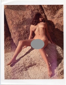 Original Vintage Photo Pin Up Female Nude