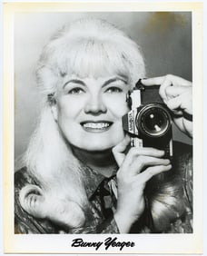 BUNNY YEAGER Vintage Pin Up Photo Model SELF PORTRAIT
