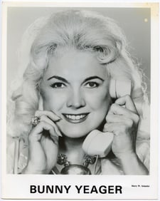 BUNNY YEAGER Vintage Pin Up Photo Model SELF PORTRAIT