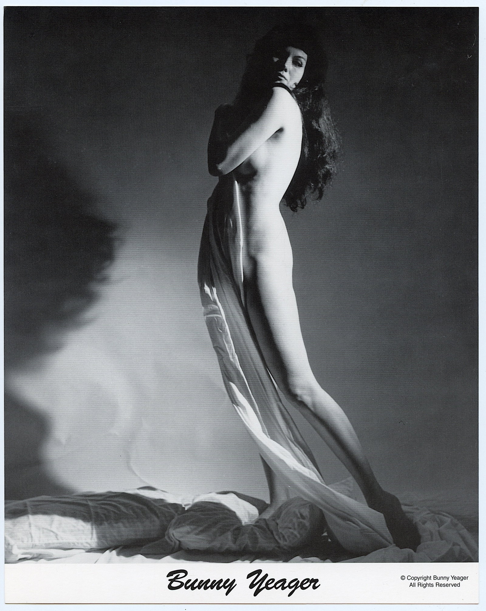 BUNNY YEAGER Vintage Pin Up Litho Model SELF PORTRAIT (1 of 1)