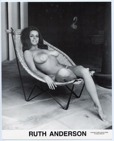 BUNNY YEAGER Vintage Pin Up Litho Model RUTH ANDERSON