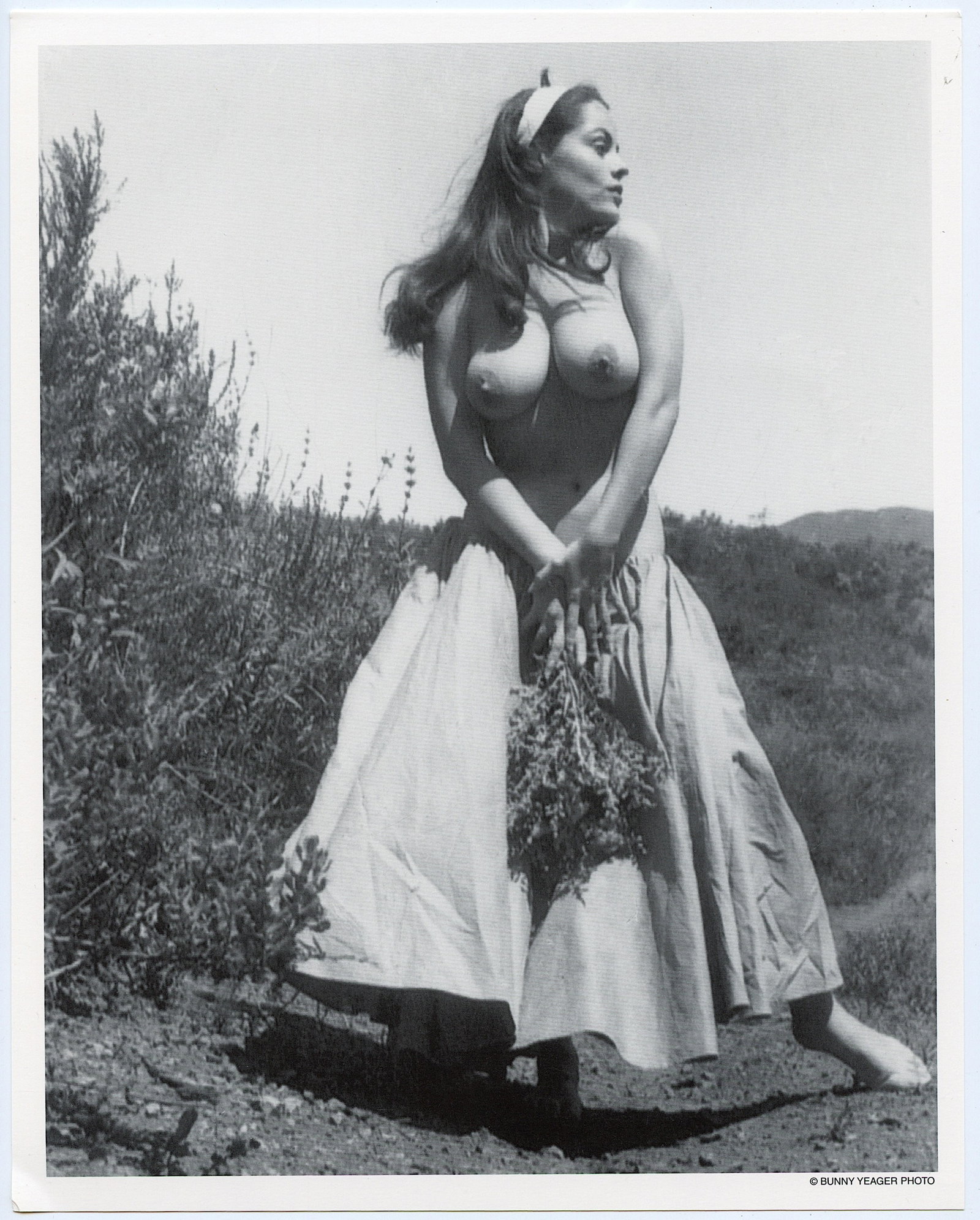 BUNNY YEAGER Vintage Pin Up Litho Model DIANE WEBBER: This lot is coming from Bunny Yeager's estate/archives. Linnea Eleanor "Bunny" Yeager (March 13, 1929 - May 24, 2014) was an American photographer and pin-up model. She met Bettie Page in 1954, and to