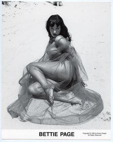 BUNNY YEAGER Vintage Pin Up Litho Model BETTIE PAGE
