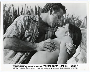 Scarce Vintage Original Mexican Movie Stills, 1960s