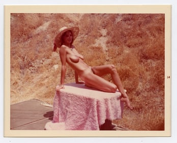 Vintage 1970s / 80s American Naturalism Nudism Female Model 4.5" x 3.5"