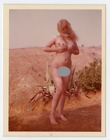 Vintage 1970s / 80s American Naturalism Nudism Female Model 4.5" x 3.5"