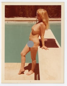 Vintage 1970s / 80s American Naturalism Nudism Female Model 4.5" x 3.5"