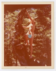 Vintage 1970s / 80s American Naturalism Nudism Female Model 4.5" x 3.5"