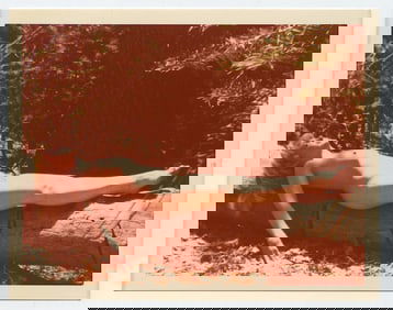 Vintage 1970s / 80s American Naturalism Nudism Female Model 4.5" x 3.5"