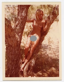 Vintage 1970s / 80s American Naturalism Nudism Female Model 4.5" x 3.5"