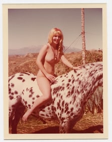 Vintage 1970s / 80s American Naturalism Nudism Female Model 4.5" x 3.5"