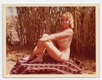 Vintage 1970s / 80s American Naturalism Nudism Female Model 4.5" x 3.5"