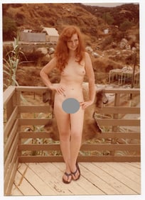 Vintage 1970s / 80s American Naturalism Nudism Female Model 4.5" x 3.5"