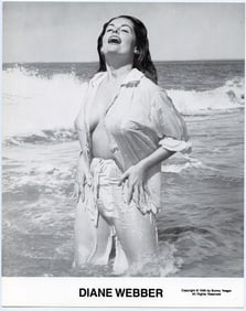 BUNNY YEAGER Vintage Pin Up Litho Model DIANE WEBBER