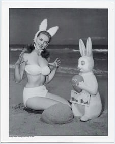 BUNNY YEAGER Vintage Pin Up Litho Model SELF PHOTO