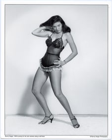 BUNNY YEAGER Vintage Pin Up Litho Model SELF PHOTO