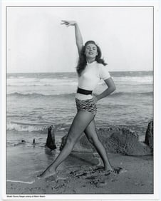 BUNNY YEAGER Vintage Pin Up Litho Model SELF PHOTO
