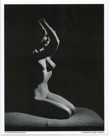 BUNNY YEAGER Vintage Pin Up Litho Model LOW KEY NUDE