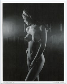 BUNNY YEAGER Vintage Pin Up Litho Model LOW KEY NUDE
