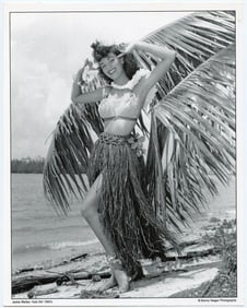 BUNNY YEAGER Vintage Pin Up Litho Model JACKIE WALKER