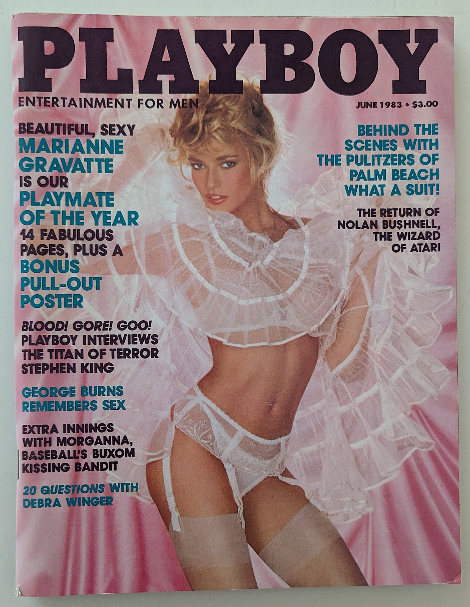 Vintage PLAYBOY Magazine from Archives BUNNY YEAGER, June 1983: This lot is coming from Bunny Yeager's estate/archives. Linnea Eleanor "Bunny" Yeager (March 13, 1929 - May 24, 2014) was an American photographer and pin-up model. She met Bettie Page in 1954, and to