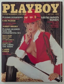 Vintage PLAYBOY Magazine from Archives BUNNY YEAGER, July 1983