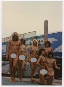 Vintage 1970s / 80s American Naturalism Nudism Female Model 4.5" x 3.5"