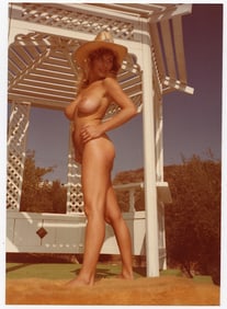 Vintage 1970s / 80s American Naturalism Nudism Female Model 4.5" x 3.5"