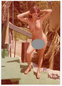 Vintage 1970s / 80s American Naturalism Nudism Female Model 4.5" x 3.5"