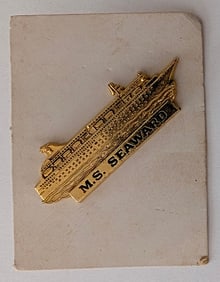 Vintage MS Seaward Cruise Ship Pin
