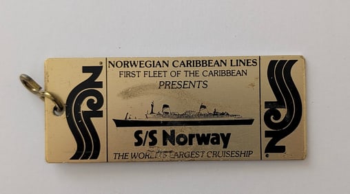 Scarce NORWEGIAN CARIBBEAN LINES S/S Norway Key Ring