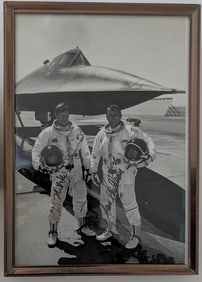 Vintage Hand Signed Photo Blackbird Lockheed SR-71 Pilots