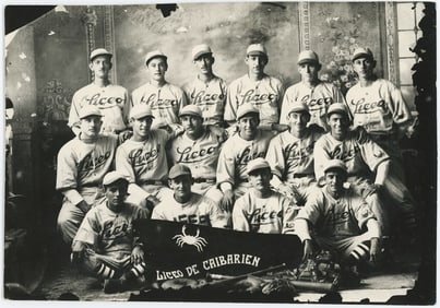 Vintage Scarce Original Photo 20th C. Baseball Team
