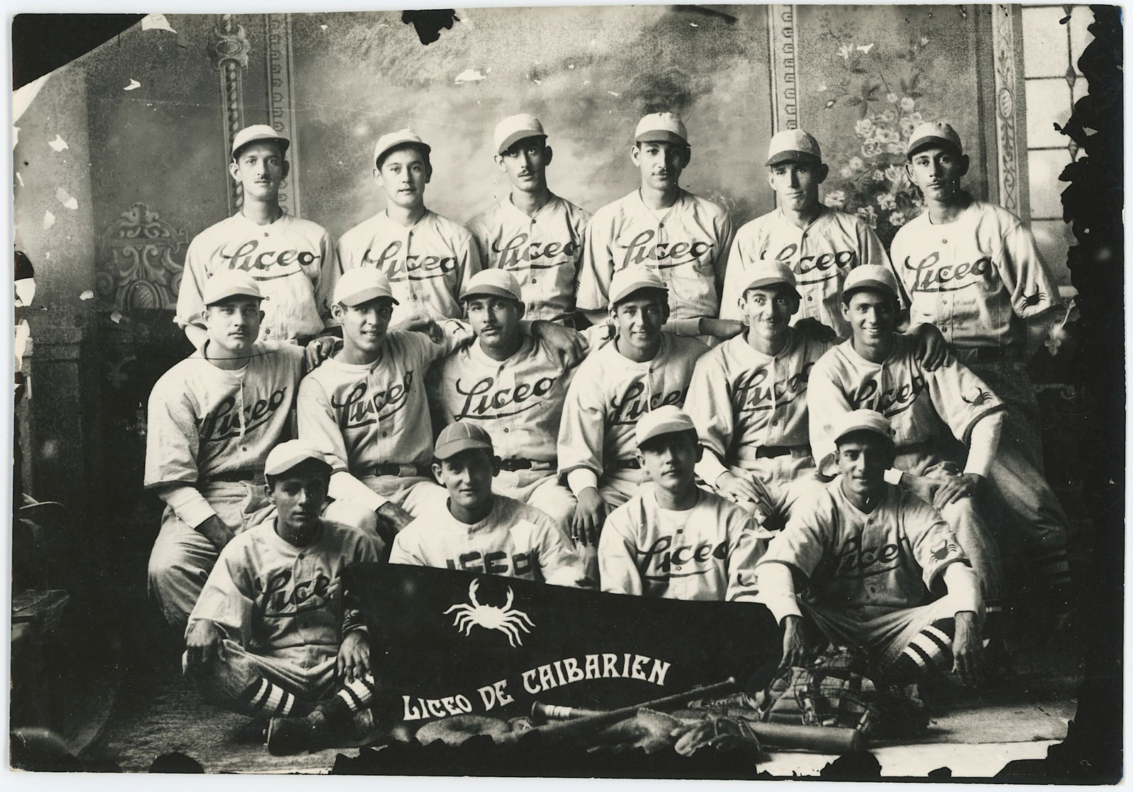 Vintage Scarce Original Photo 20th C. Baseball Team (1 of 2)