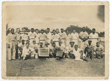 Vintage Scarce Original Photo 20th C. Baseball Team