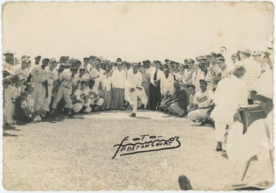 Vintage Scarce Original Photo 20th C. Baseball Team