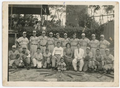 Vintage Scarce Original Photo 20th C. Baseball Team